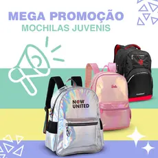 Mochila Costas Juvenil Escolar Unissex Mostruário Promoção Imperdível Pronta Entrega Avaria