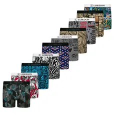Kit 10 Cuecas Box Boxer P ao Plus Size Adulto Estampadas Microfibra