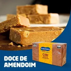 Doce de Amendoim Gibi C/50 Unidades 1,5kg Santa Helena