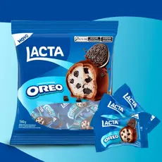 Bombom Wafer Oreo Recheio Baunilha 540g Lacta
