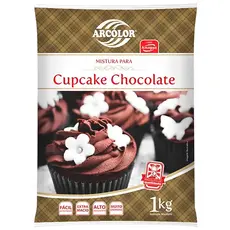 Mistura para Cupcake Chocolate 1Kg Arcolor