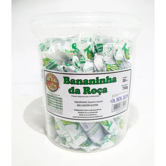 Doce De Bananinha Da Roça C/30 - Kero Doces