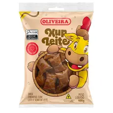 Doce Xup de Leite 400g Oliveira | Chup Chup Sachê Cremoso Perfeito Para Festas