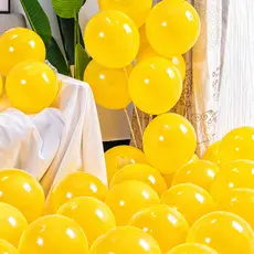 Balões São Roque Bexigas Amarelo Citrino C/50 Unidades