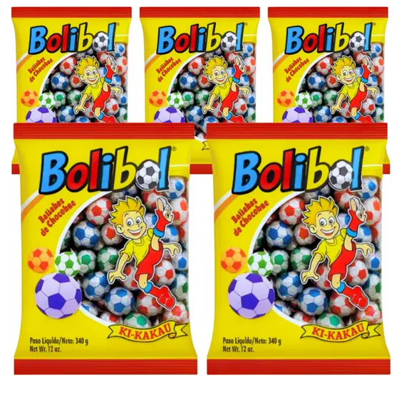 Kit Bolinhas de Futebol Bolibol 340g Cada Ki-Kakau | Atacado Festa e Lembrancinha | Escolha Quantidade