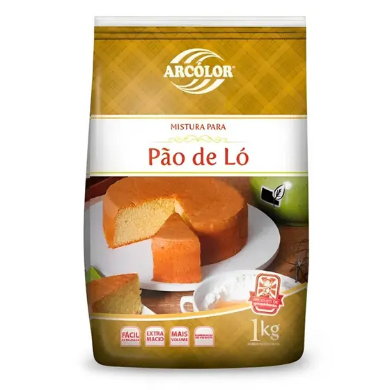 Mistura Para Pão De Ló 1kg - Arcolor