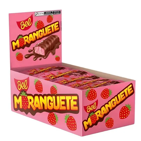 Chocolate Moranguete 600gr C/24 Unidades Bel