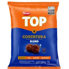 Cobertura Top Chocolate Blend Fracionada em Gotas 1,01kg Harald