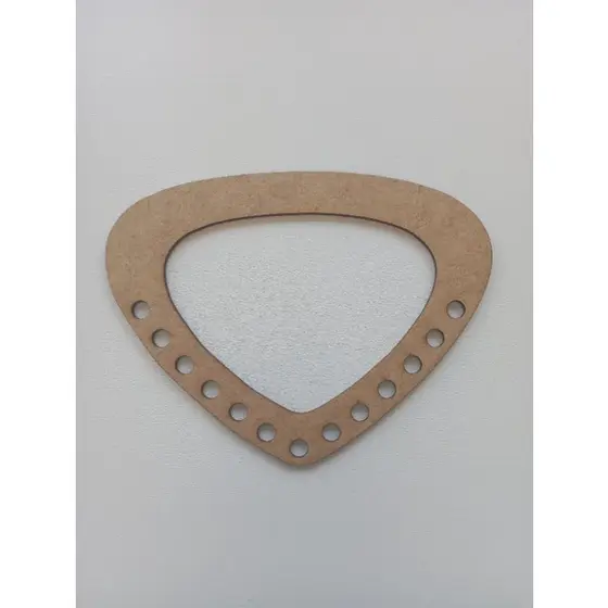 Kit 7 Alça para bolsa Fio de Malha crochê em MDF 18cm x 14cm