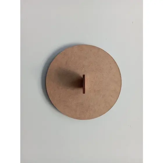 Kit 5 Tampa em MDF crú para Lata e Vidro (vidro de pepino) 8cm de diâmetro