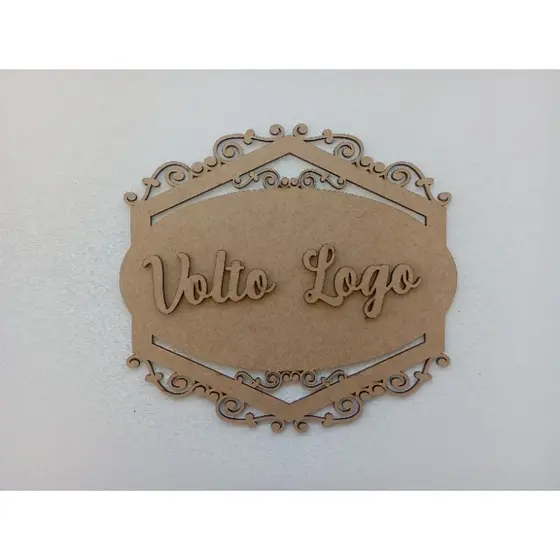 Kit 2 Guirlanda + 2 Palavra 25cm x 20cm Aberto/Fechado/Volto Logo/Banheiro/Escritório/Bem Vindo/Lar Doce Lar em MDF crú