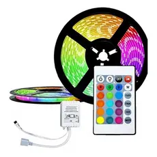 FITA LED ULTRA RGB De 5 Metros Com Controle SEM ou COM FONTE Ou Somente a Fonte