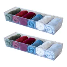 Kit 2 Colmeia Organizadora em Acrílico para Calcinhas Meia Roupinha Bebe Gravatas Para Gavetas