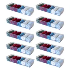 Kit 10 Colmeia Organizadora De Calcinhas Organizador De Meias Atacado Acrílico Amobox
