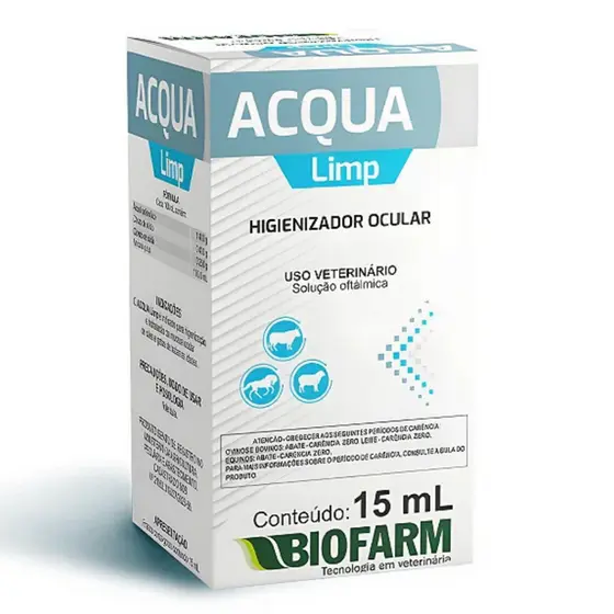 Acqua Limp Pet Higienizador Ocular Lubrificante 15 mL Biofarm