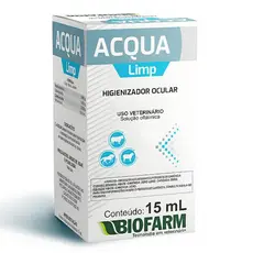Acqua Limp Pet Higienizador Ocular Lubrificante 15 mL Biofarm