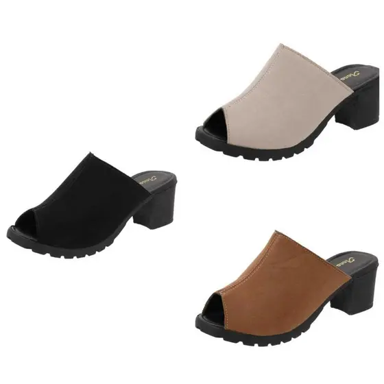 Tamanco Salto Alto Solado Gel Tratorado Ankle Boots