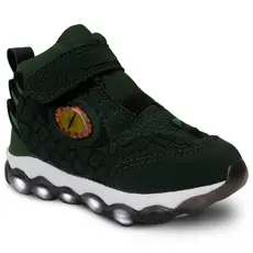 Tenis Dinossauro Infantil Nº 20 ao 30 Masculino Menino Botinha Calce Facil Moda Led 11.123