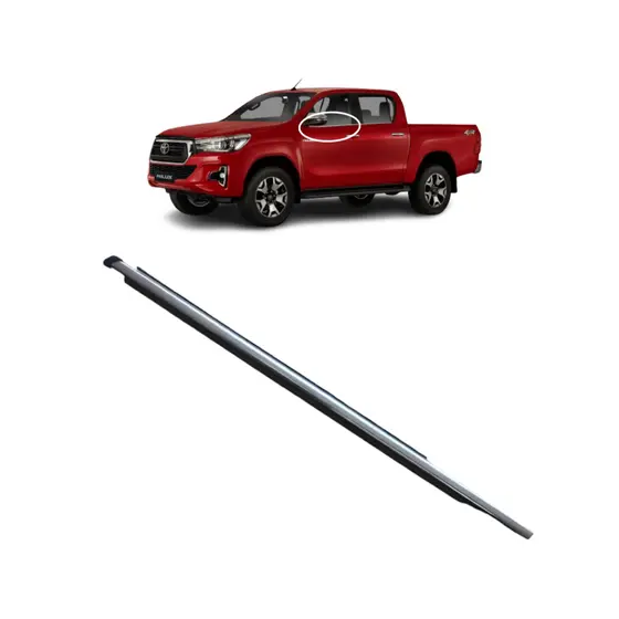 Pestana Externa Cromada Dianteira Porta Externa Toyota Hilux 2016 2017 2018 2019 2021