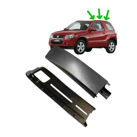 Kit Borracha + Acabamento Teto Rack Grand Vitara 08/17