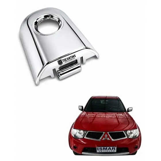 Ponta da Maçaneta Externa porta do motorista Mitsubishi L200 Triton com furo para chave 2008 à 2016
