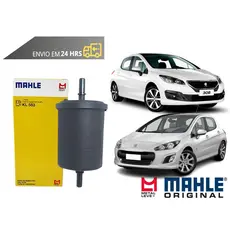 Filtro de Combustível Peugeot 308 todos de 2011 a 2019 Original Mahle Metal Leve