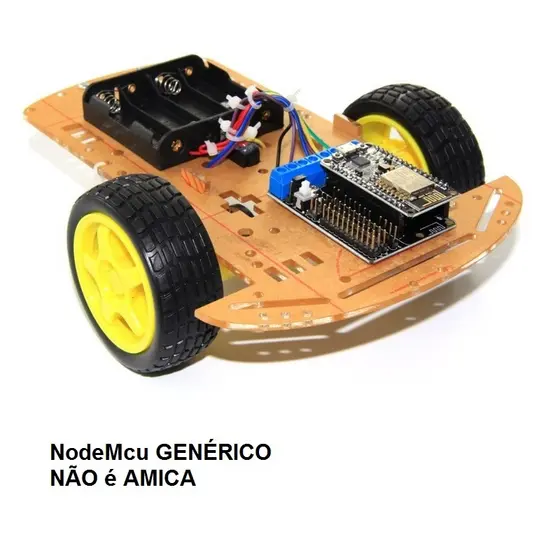 Wi-Fi Car Smart Controle Remoto Por WiFi* Carro Robot ___ LEIA Compativel Arduino ESP32 e Raspberry