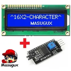 Display Lcd 16x2 1602 Fundo Azul Modulo I2c IIC Automacao ESP32 Nodemcu Arduino UNO Mega2560 Mini