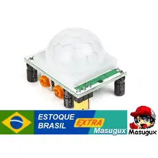 LOTE KIT 5x Modulo Sensor Presença Movimento PIR HCSR501 Automação compativel com Arduino IDE ESP32