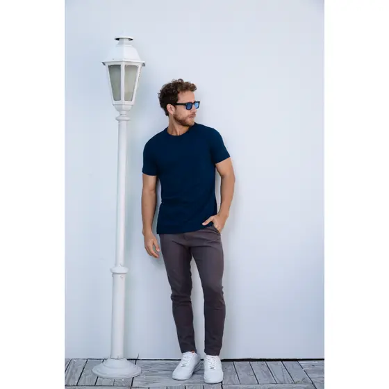 Camisa Básica Casual Masculina algodão Premium