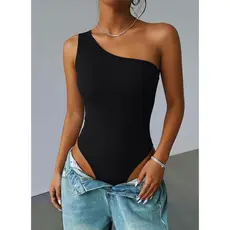 Body Feminino Um Ombro Segunda Pele Térmico Suplex