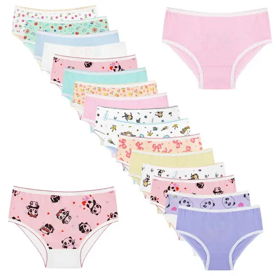 Calcinha Infantil Mista Kit 16 Peças Básico DCP Kids
