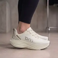 Tênis Unissex Damando Pulse Anatomico Esportivo Caminhada Ortopedico Off White