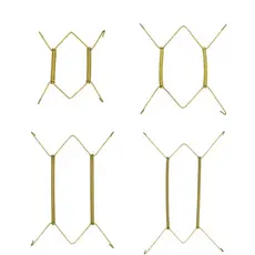 Garra Para Prato Kit 8 Pçs Suporte Decorativo
