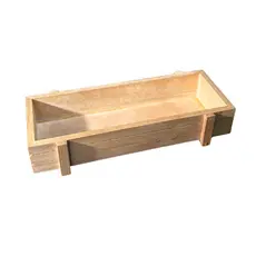 Vasinho de Plantas Retangular em Madeira 22,5 x 9,5cm