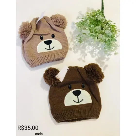 Touca infantil modelos variados