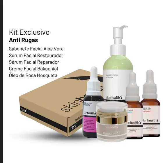 Caixa Exclusiva - Skin Care Completa - Rejuvenescedora Skinhealth