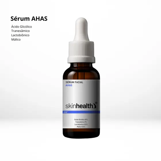 Sérum AHAs - Clareador Para Melasma E Manchas Escuras Antiacne Antioleosidade 30ml