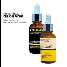 Kit Sérum Retinonew 30ml + Óleo de Girassol Ozonizado 30ml - Tratamento Para Rugas