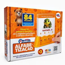 Jogo da Logica Alfabetização Brinquedo 84 Palavras