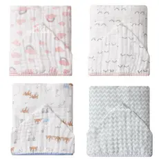Toalhão De Banho Papi Soft Premium Toalha Fralda Com Capuz Estampada Bebê Infantil Menino