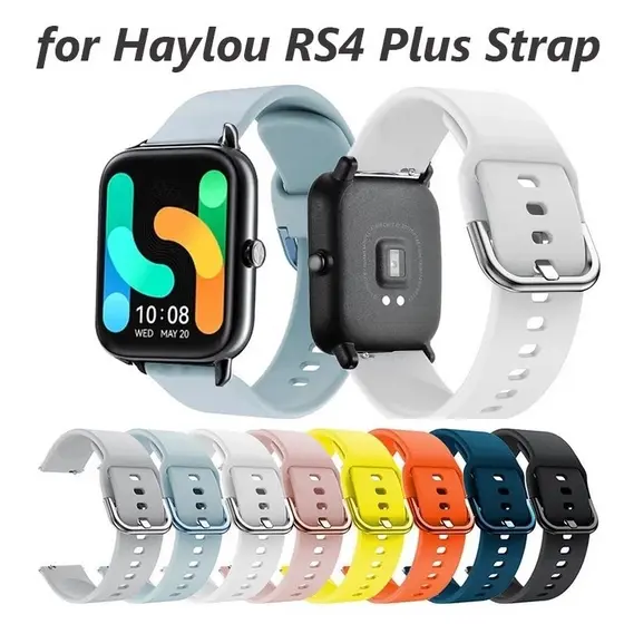 Bracelete pulseira De Silicone Para Relógio 20mm/RS4/RS4plus/LS02/LS12