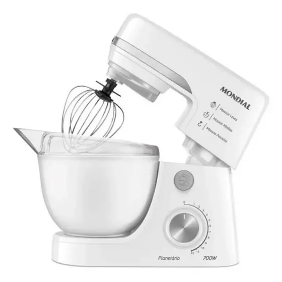 USADO - Batedeira Planetária Mondial Bp-03w-2b 12 Velocidades 700w 110v