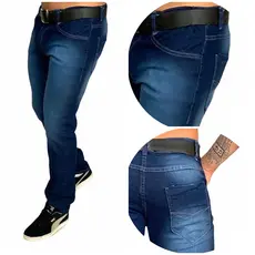 Calça Básica Jeans Masculina Social Casual Day