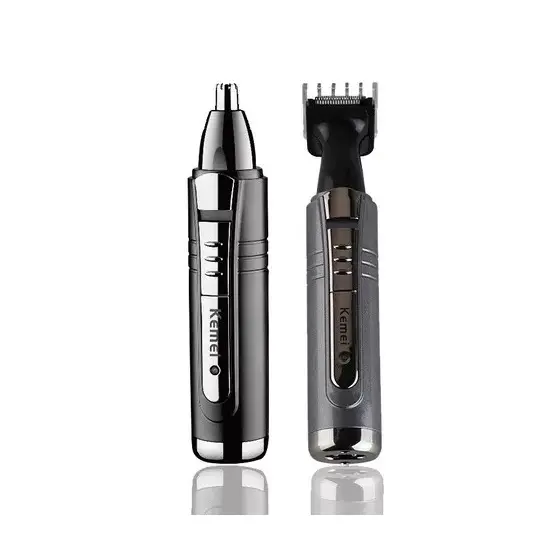 Máquina De Tirar Pelos - Nariz Barba E Cabelo Kemei Km 6511