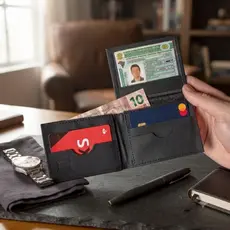 Carteira Masculina De Couro Legítimo Slim Super Reforçada e Resistente Preço de Fabricação