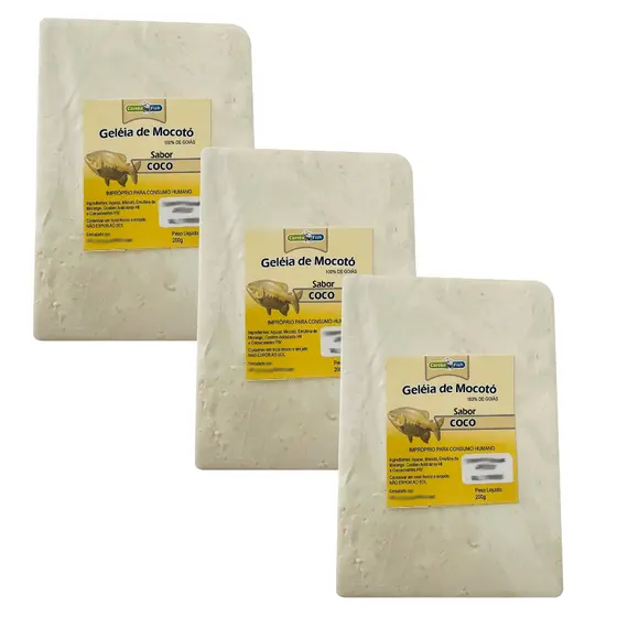 Kit 3 Isca Geleia De Mocotó Corrêa Fish Pesca Coco Pesqueiro 200g