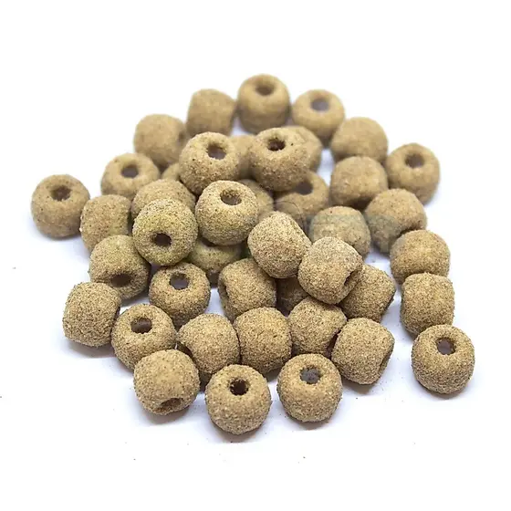50 Miçangas Revestida Empanada com Ração Acquamil para Pesca