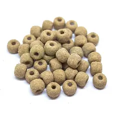 50 Miçangas Revestida Empanada com Ração Acquamil para Pesca