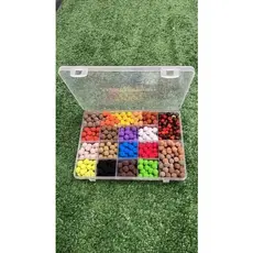 Kit Para Fazer Anteninha Estojo 500 Eva Pesca Boleados 50 Miçangas Pesca
